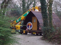 Wigwams arrive in Cornwall
