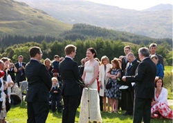 Wedding at Strathfillan Wigwams
