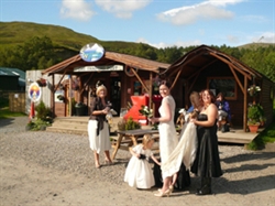 Wedding at Strathfillan Wigwams