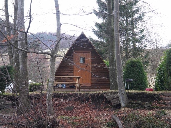 Front View of Wigwam - Braidhaugh is a lovely place to stay in Perthshire