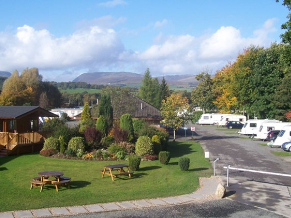 Braidhaugh Wigwams - Beautiful views over Braidhaugh holiday wigwams