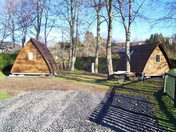 Sunny Day at Braidhaugh - Wigwams basking in the sun!
