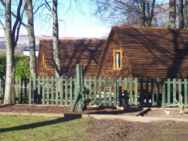 Braidhaugh Wigwams in the Sun - So comfortable its like a home from home