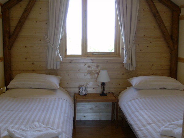Comfy Beds in the Chalet - Bower Chalet cosy interior