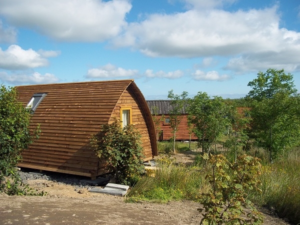 Wigwams in the Sun - Two new wigwams at Bower