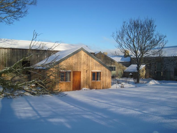 East Grange Wigwams - Looking very picturesque in the snow