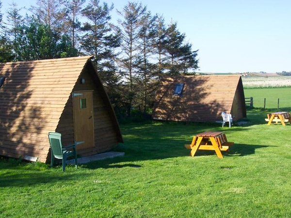 Sunny Day East Grange Wigwams - A great place to stay to enjoy the Highland summer