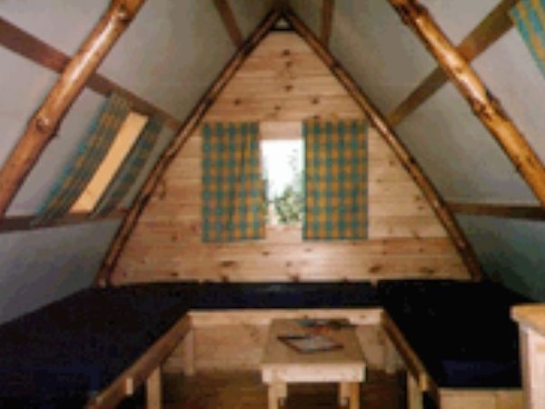 Inside the Wigwam at Grantown - Warm, cosy, bright, spacious and comfortable
