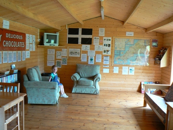 Tehidy Wigwams - Room to relax in the Games Room