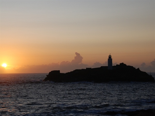 Tehidy Wigwams - Godrevy Sunset
