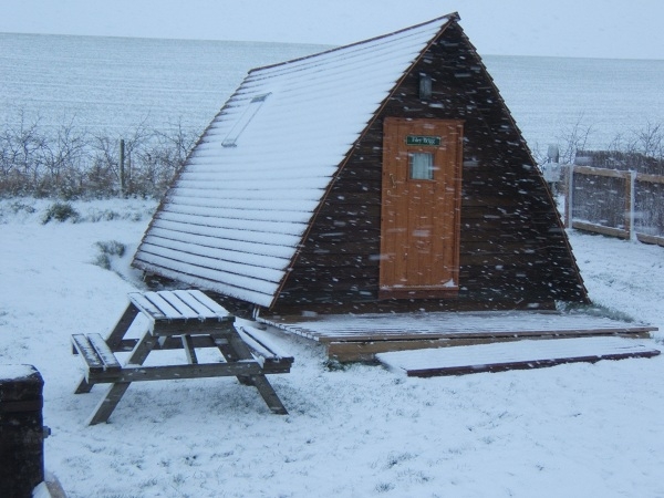 Wigwam in the Snow - 
