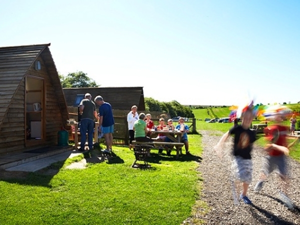 Humble Bee Wigwams Road View - Humble Bee Farm has plenty of open space for eating al fresco