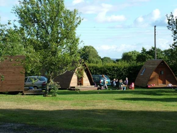 Checking Out the Wigwams - Just arriving at Newmill Farm Wigwams for the weekend