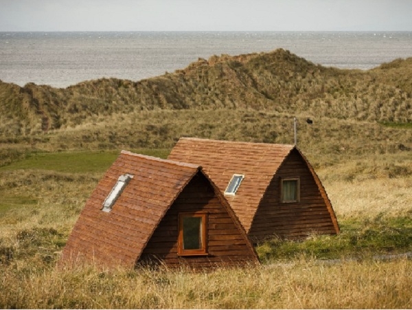 All of Sands wigwams have spectacular views over the sea to Lewis and Skye - 
