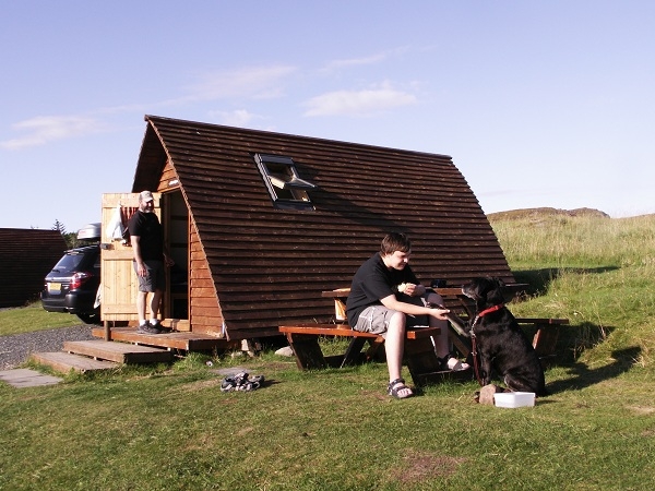 Our wigwams are all pet friendly - 