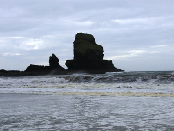 Sea-Stack, Talisker Bay - A beach walk will reveal even more striking scenery along the coast of Talisker Bay