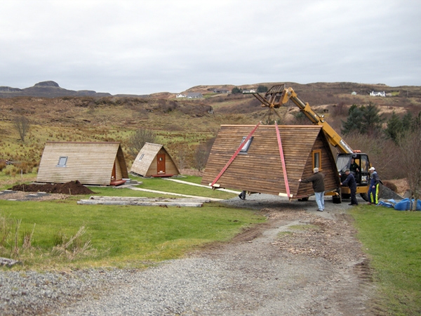 New Wigwam - 2009 - A new addition to the wigwam family at Portnalong