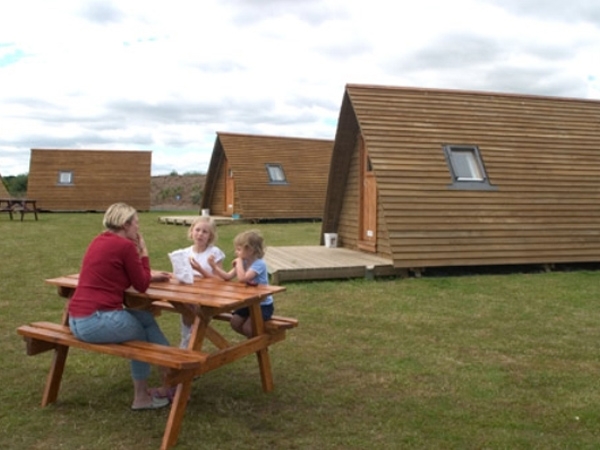 A Family Enjoying Their Wigwam - Making the most of the weather with a family picnic