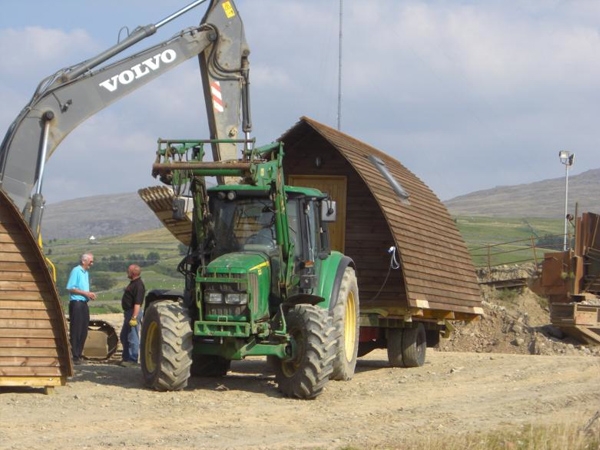Ready To Go - Wigwams being delivered