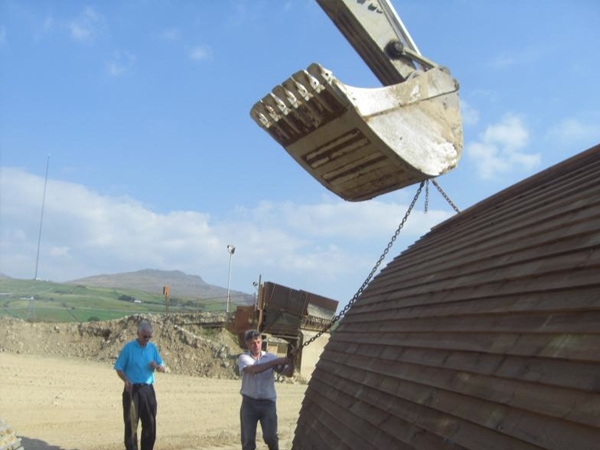 Easy Does It! - Loading onto the trailer - very carefully