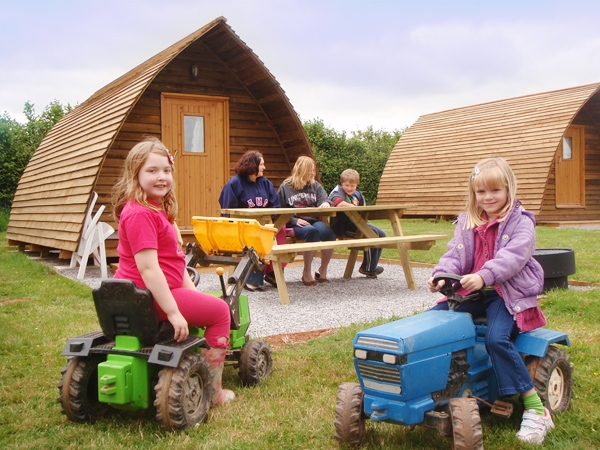 Families enjoying their stay at Secret Valley - 