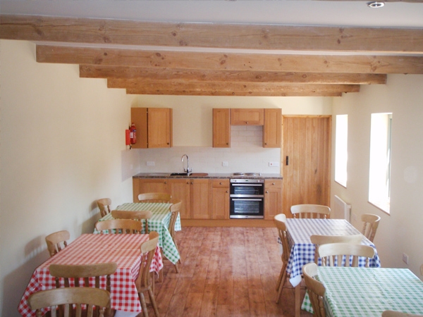 Campers dining room and kitchen facilities - 