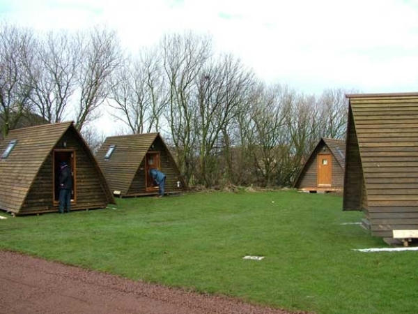 Checking into Tantallon Wigwams - Inspecting the wigwam comforts at Tantallon