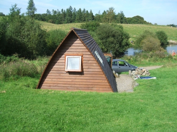 A breath of fresh air - Wigwam windows open for a refreshing breeze on a hot summers day