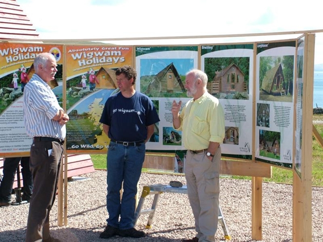 Magnus at the grand opening - 