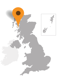 Isle of Eigg - Location Map